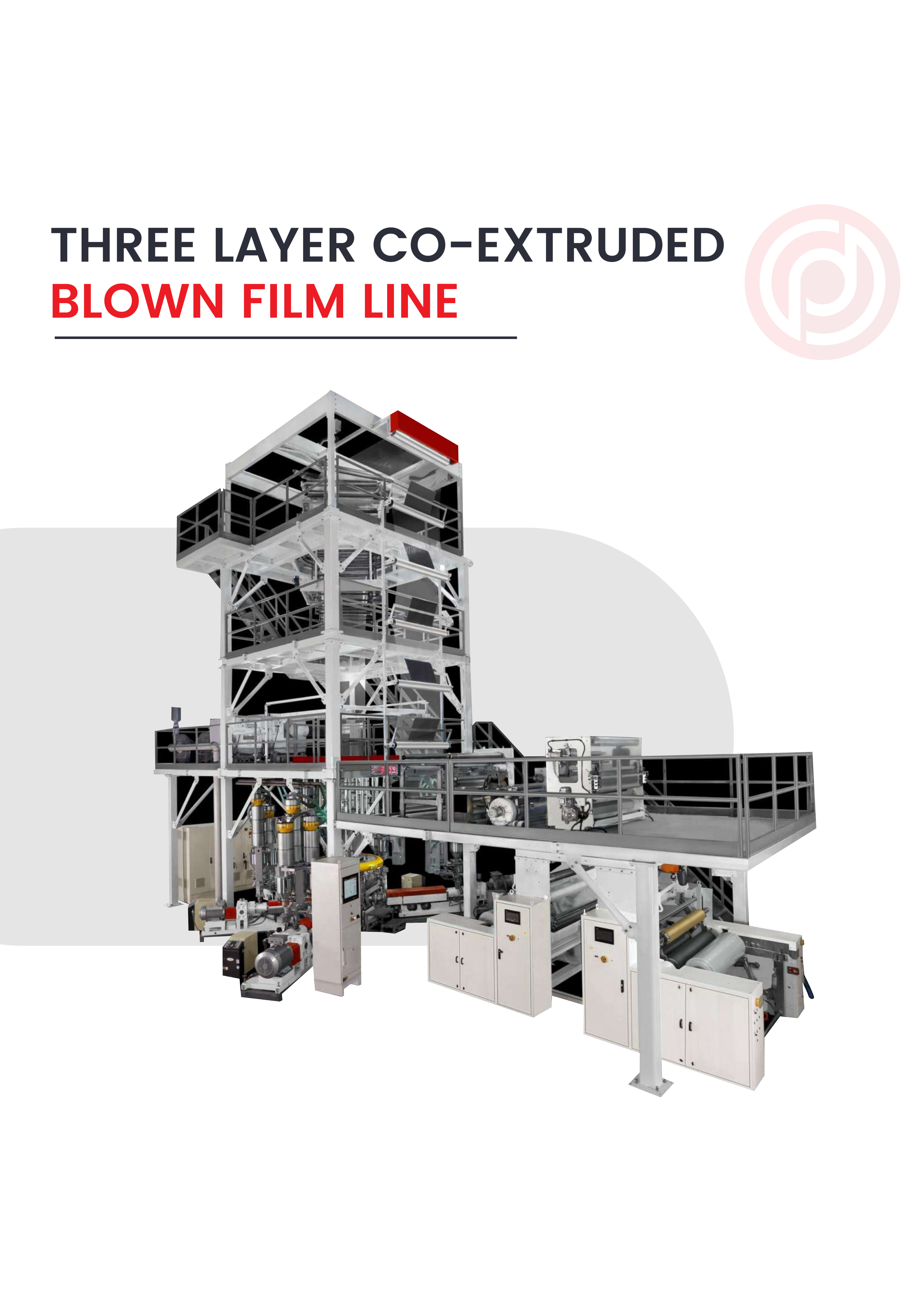 Three Layer Co-Extruded Blown Film Line